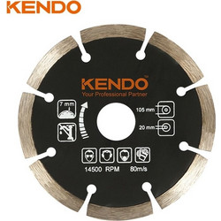 Kendo 61112112 Διαμαντόδισκος Κοπής Πλακιδίων Φ125 22,23/20/16mm