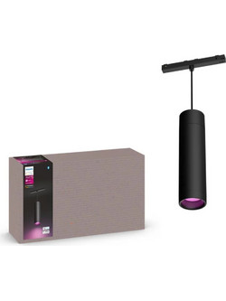 Philips Hue Perifo Cylinder Κρεμαστό Φωτιστικό Μαύρο 929003115901