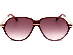 Maje MJ5016 005 Γυναικεία Γυαλιά Ηλίου Aviator Μεταλλικά Χρυσό Κόκκινο με Κόκκινο Φακό