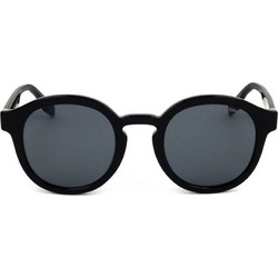 Marc Jacobs MJ640S 807/IR Ανδρικά Γυαλιά Ηλίου Στρογγυλά Κοκάλινα Μαύρα με Μαύρο Polarized Φακό