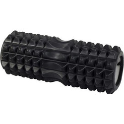 Aria Trade Συμπαγής Κύλινδρος Γυμναστικής Foam Roller για Crossfit και Yoga 32cm, σε Μαύρο Χρώμα