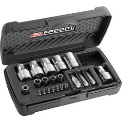 Facom RSX.19BPB Σετ Καρυδάκια & Μύτες Torx 21TMX
