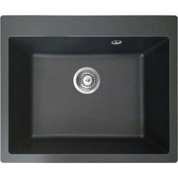 Duralit KZ060 Ένθετος Νεροχύτης Γρανίτη 420 Graphite 60x50cm