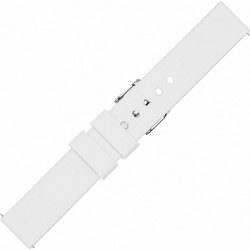 Λουράκι Σιλικόνης για Smartwatch 8874 16mm Λευκό