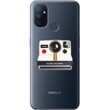 Oneplus Nord 100 Polaroid land camera Transparent Silicone TPU Θήκη