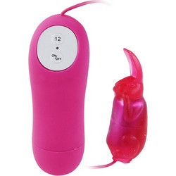 Baile Cute Secret Rabbit Bullet Κλειτοριδικός Δονητής για Ζευγάρια με Τηλεχειριστήριο Μωβ