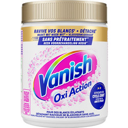 Καθαριστικό Λεκέδων Ρούχων Vanish Oxi Action White Powder 480g