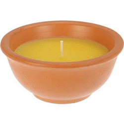 Κερί Citronella για Κουνούπια Gardalux σε Πήλινο Δοχείο 5x11 cm 288100000