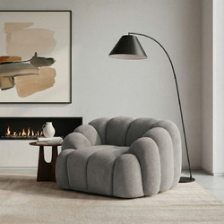 Atelier del Sofa 1-Seat Sofa Octavio - Grey Grey