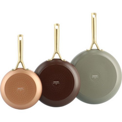 GreenPan Shades Σετ Τηγάνια 3τμχ Terra 20+24+28cm