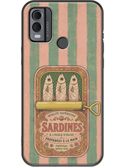Θήκη Salt & Stripe Collection - The Tin Nokia C22 Black TPU (Μαύρη Σιλικόνη)