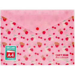 Φάκελος με Κουμπί Α4 Fold & Order - Teddy Cherry PFB0004 Legami