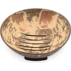 Natural Coconut Soap Dish - Round - 11cm