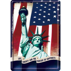 Nostalgic Μεταλλική κάρτα σε φάκελο Statue of Liberty