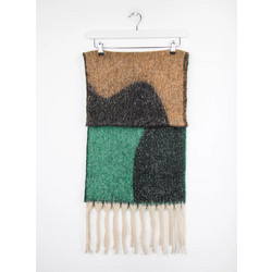 24Colours Patterned Felted Scarf