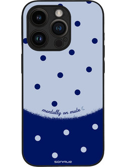 Sonique Delulu Polka Era Series Θήκη Blue Mentally (iPhone 14 Pro)