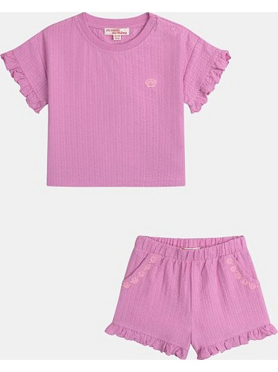 Βρεφικό Σετ για Κορίτσια Mauve Shell ΡΟΖ