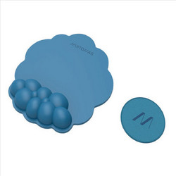 Muitomas Mousepad Με Μαξιλαράκι & Σουβέρ Μπλέ 3x29x27.3 - 842.218234