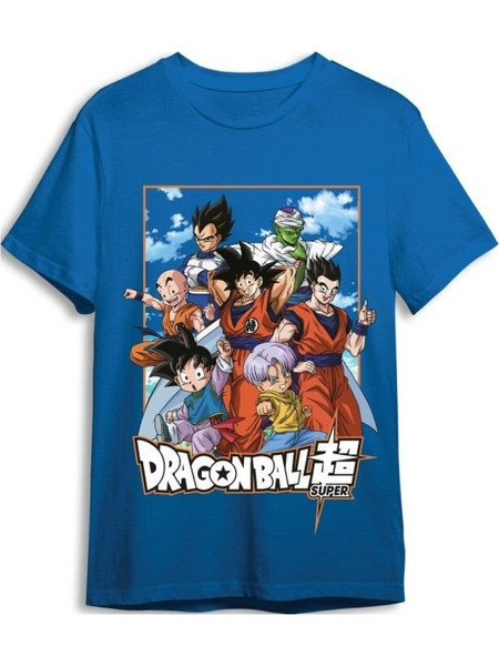 Dragon Ball Super T-Shirt Characters Navy Size S