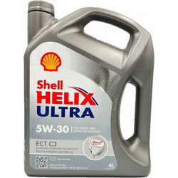 Shell Helix Ultra Ect C3 Συνθετικό Λάδι Αυτοκινήτου 5W-30 4lt