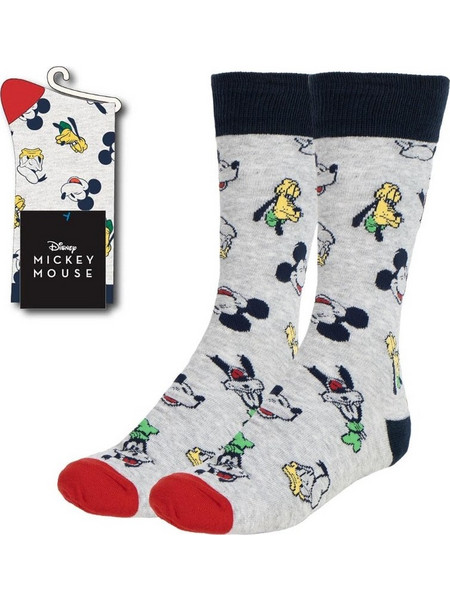 Mickey Mouse Characters All Over Socks,Size: 38-45
