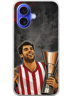 Θήκη Kings of Europe Legends - Saint George iPhone 16 Flexible TPU (Διάφανη Σιλικόνη)
