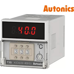 ΕΛΕΓΚΤΗΣ ΘΕΡΜΟΚΡΑΣΙΑΣ ΨΗΦΙΑΚΟΣ 48X48 100-240VAC ΑΙΣΘΗΤΗΡΙΟ PT100 ΕΞΟΔΟΣ 1C/O T3S-B4RP1C-N AUTONICS