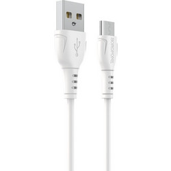 BX43 Triumph charging data cable for Micro White 1m Λευκό Regular