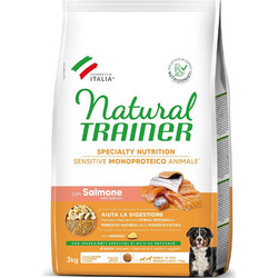 Natural Trainer Sensitive No Gluten Adult Medium & Maxi Salmon 3kg