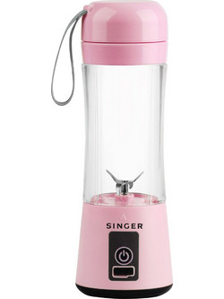 Singer PB 138PK Φορητό Μπλέντερ για Smoothie 380ml 100W