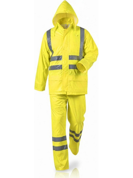 Active Gear Αδιάβροχο κοστούμι Aqua με αντανακλαστικές κίτρινο M - (RWAQUYM)