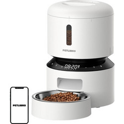 PETLIBRO Granary 3L Pet Food Dispenser with Double Bowl (White)