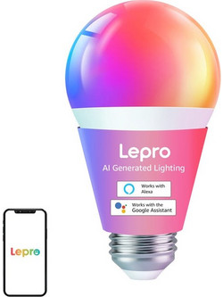 LED bulb LEPRO B1 E27 Bluetooth Wi-Fi 806lm