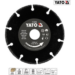 YATO ΔΙΣΚΟΣ ΚΑΡΒΙΔΙΟΥ ΓΙΑ ΞΥΛΟ 125ΜΜ ΥΤ-59760 (20059760)