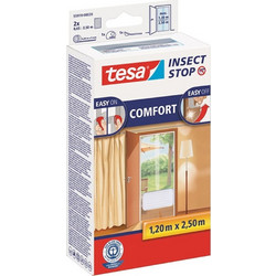 TESA Comfort Door 2 Insect Stop Αυτοκόλλητη Μαγνητική Σίτα Πόρτας Πολυεστέρα 130x220cm 55389-00020-00