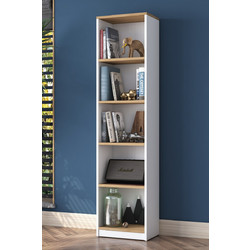 Stewe Home Βιβλιοθήκη (Λευκό) 40x25x162cm STE-015936-V22370-1158737
