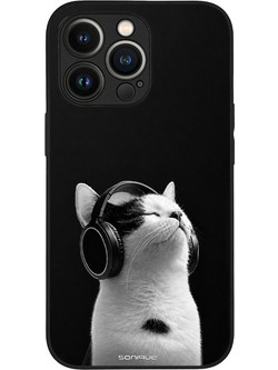 Sonique Men's Edition Θήκη Audio Kitten - White (iPhone 13 Pro)