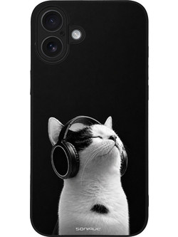 Sonique Men's Edition Θήκη Audio Kitten White (iPhone 16 Plus)
