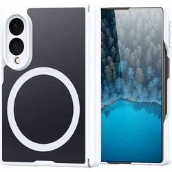 Dux Ducis EXPN - Θήκη με Υποστήριξη MagSafe για Samsung Galaxy Z Fold 8 (Wide) σε Άσπρο Χρώμα