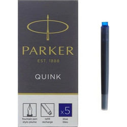 Parker 5 Ανταλλακτικά Μελάνια για Πένα Μπλε 1006-ΜΑΥ