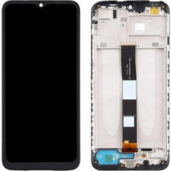 Γνήσια Οθόνη LCD και Μηχανισμός Αφής με Πλαίσιο για Xiaomi Redmi 9A - 5600070C3L00 Μαύρο (Service Pack)