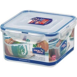 Lock & Lock Δοχείο Φύλαξης Τροφίμων Τετράγωνο1.2Lt - 15,5x15,5x8,7cm Classic-PP
