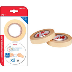 MP κολλητική ταινία διπλής όψεως PA512-01 12mm 10m μπεζ 2τμχ