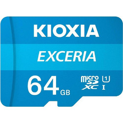 Kioxia Exceria microSDXC 64GB Class 10 U1 UHS-I