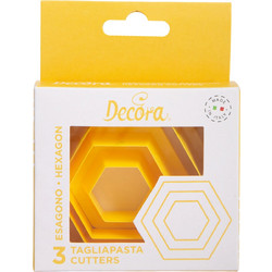 Κουπάτ πλαστικο Decora πολύγωνο σετ 3 τεμ. (018.04.342)