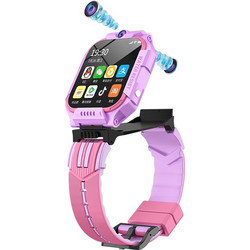 Παιδικό Smartwatch C006 pro 5G - Μωβ ανοιχτή κάσα / μωβ ανοιχτό λουρί σιλικόνης