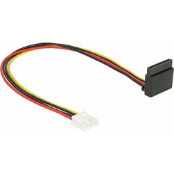 DeLOCK 85510 Καλώδιο Τροφοδοσίας 4-Pin Floppy to 15-Pin SATA Female 0.3m Multicolor