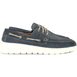 Ambitious Ανδρικά Μοκασίνια Boat Shoes Καστόρινα Navy Μπλε 14186-11300AM