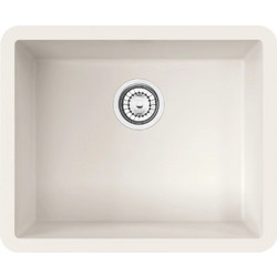 Franke Solid Surface Pure White Υποκαθήμενος Νεροχύτης Γρανίτη 3054300012 55x45cm