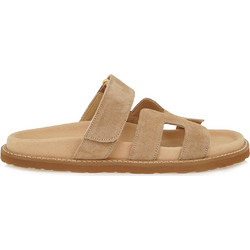 Komis & Komis Γυναικεία Σανδάλια Suede Μπεζ E6